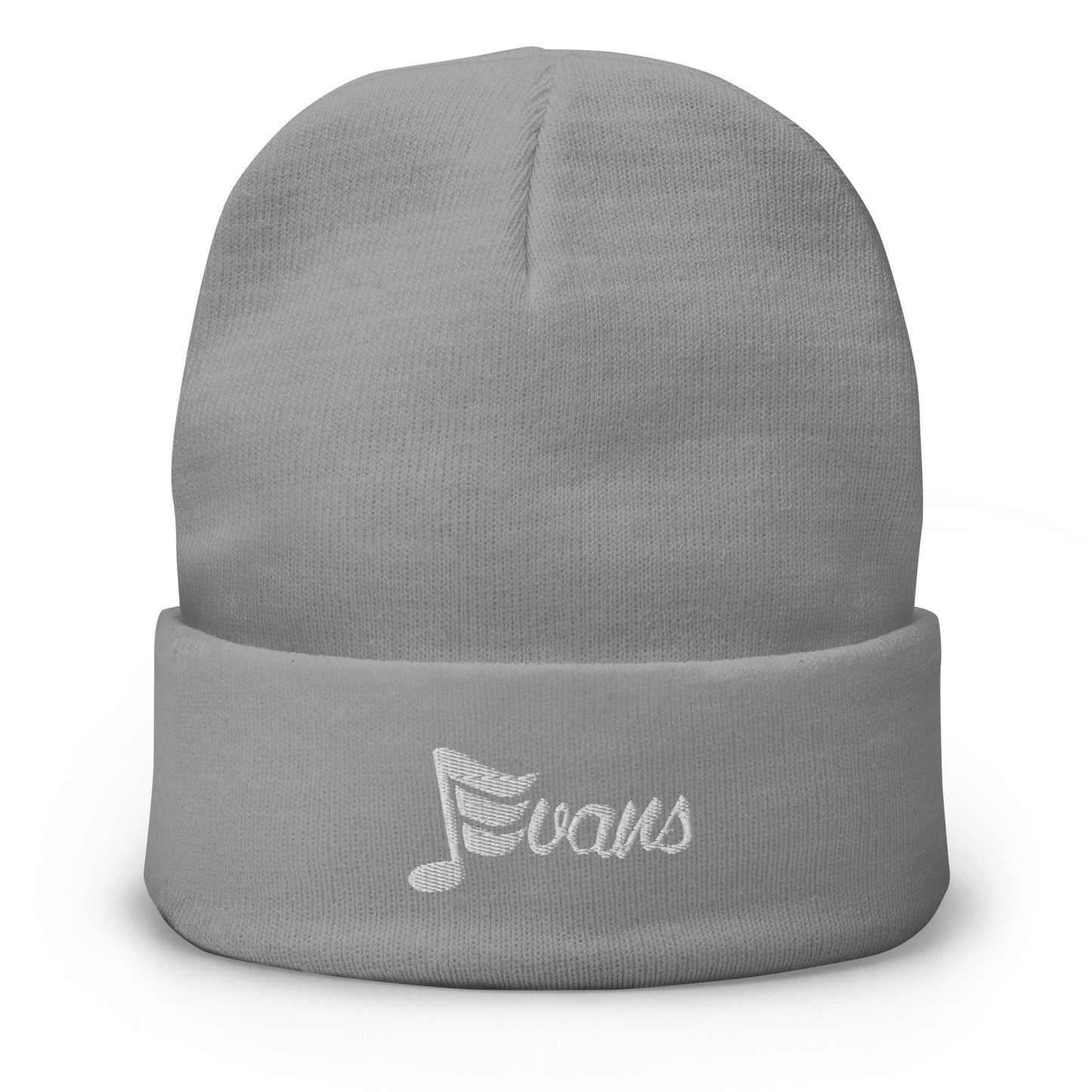 J.Evans white logo skully