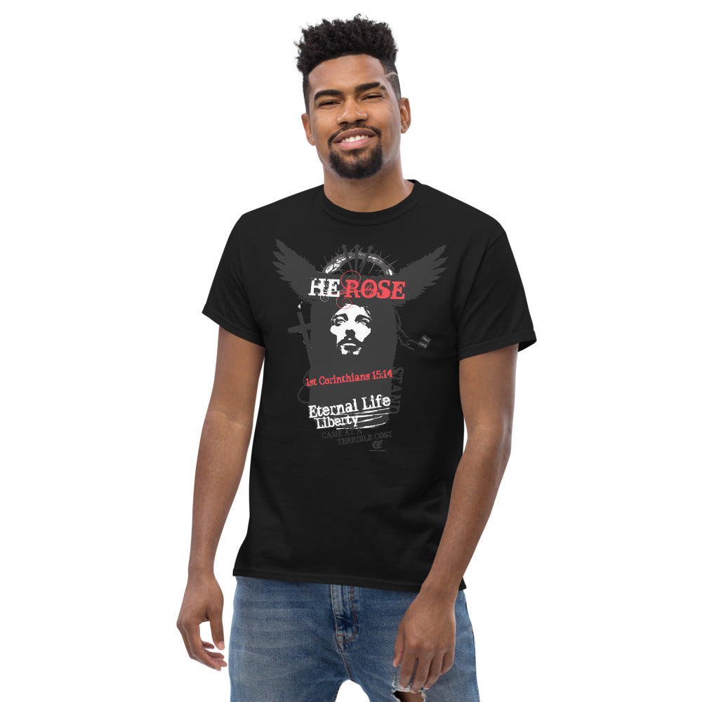 Chosen Elect He Rose wing t-shirt