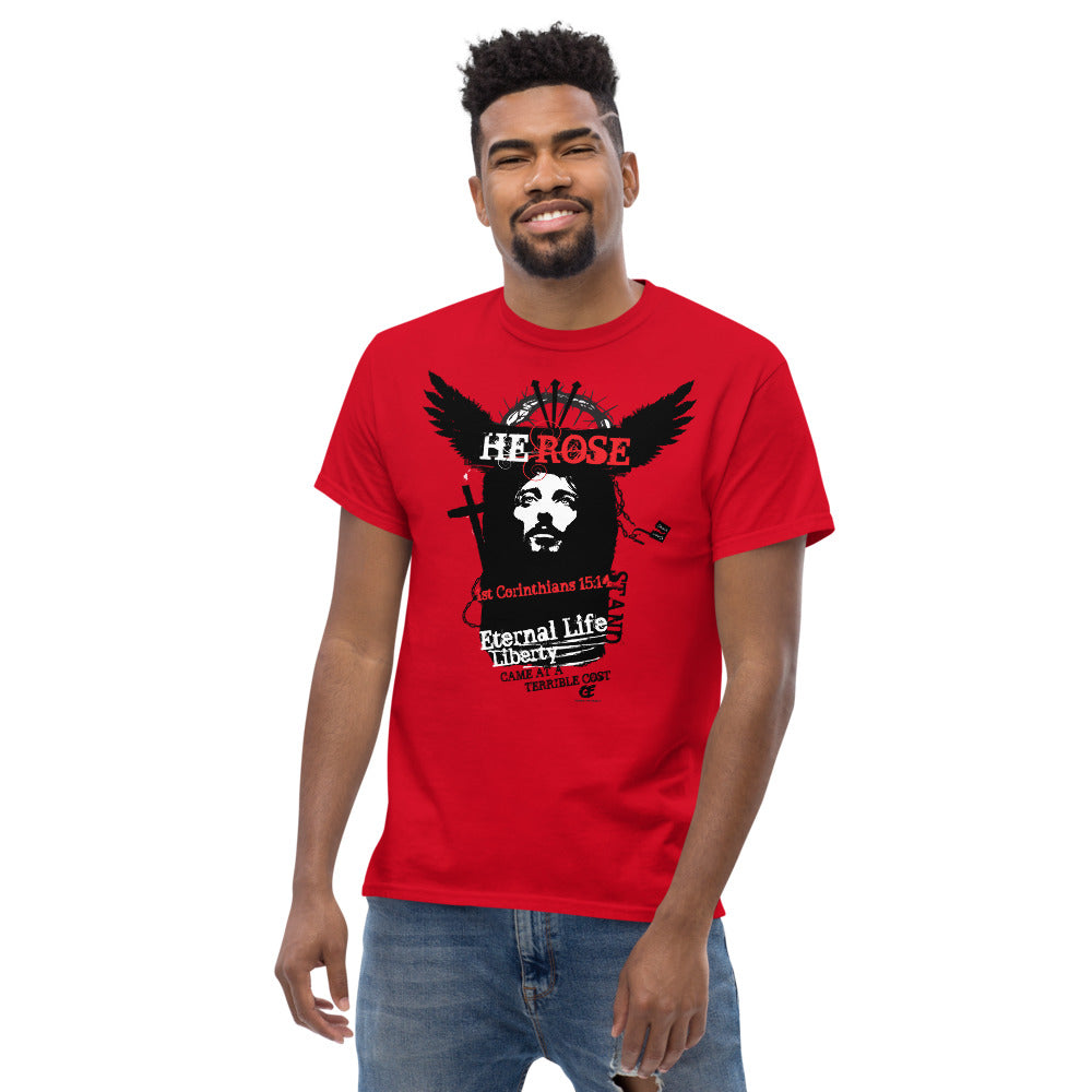 Chosen Elect He Rose wing t-shirt