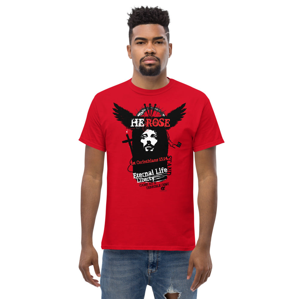 Chosen Elect He Rose wing t-shirt