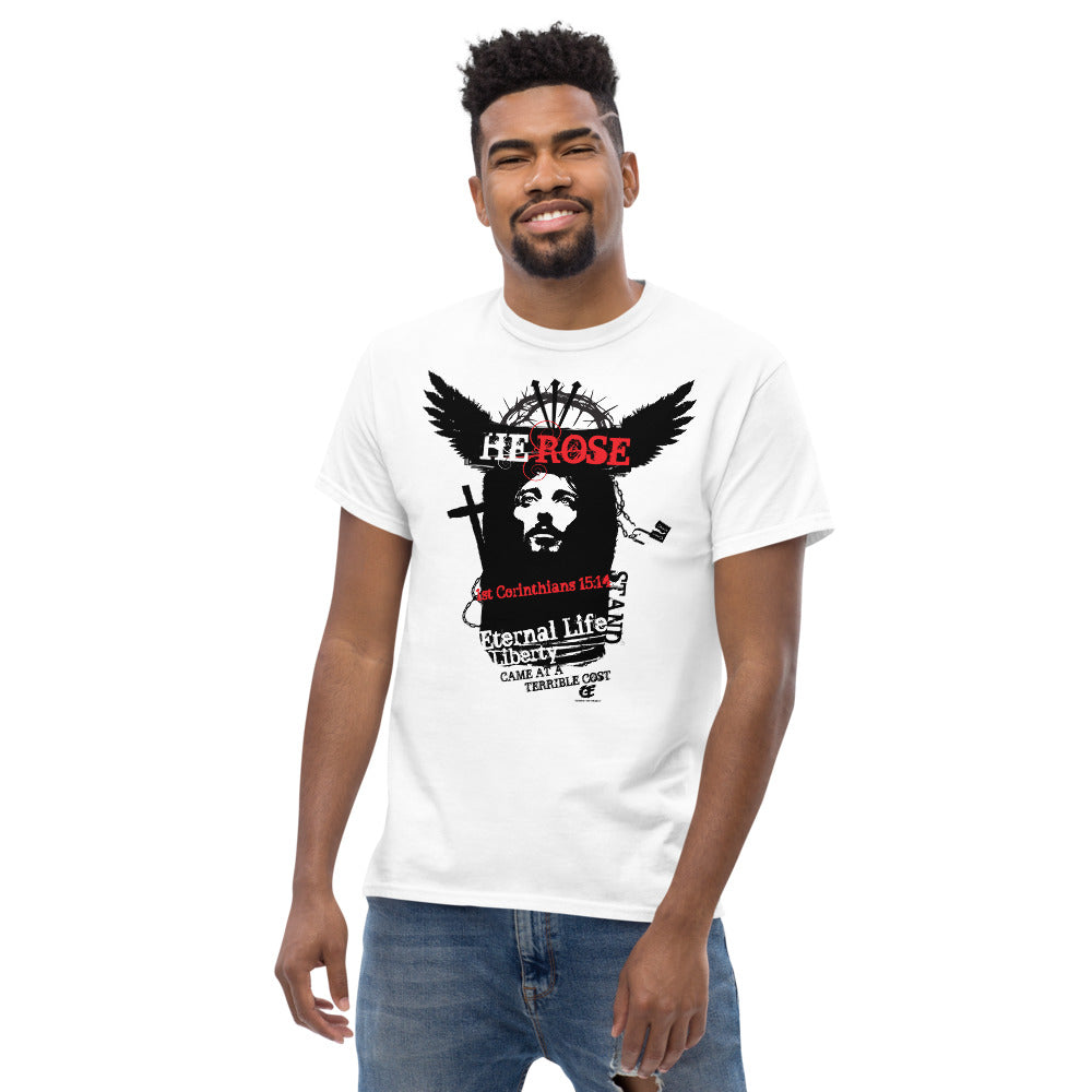 Chosen Elect He Rose wing t-shirt