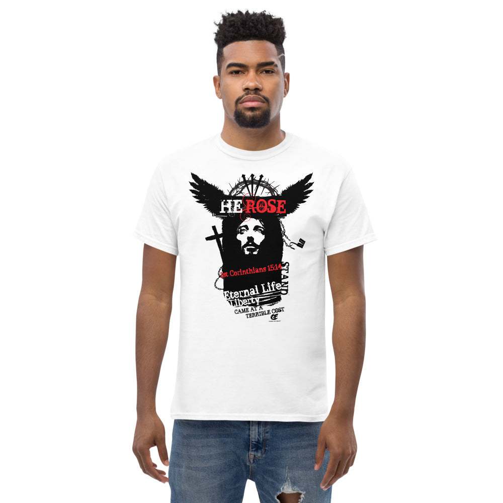 Chosen Elect He Rose wing t-shirt