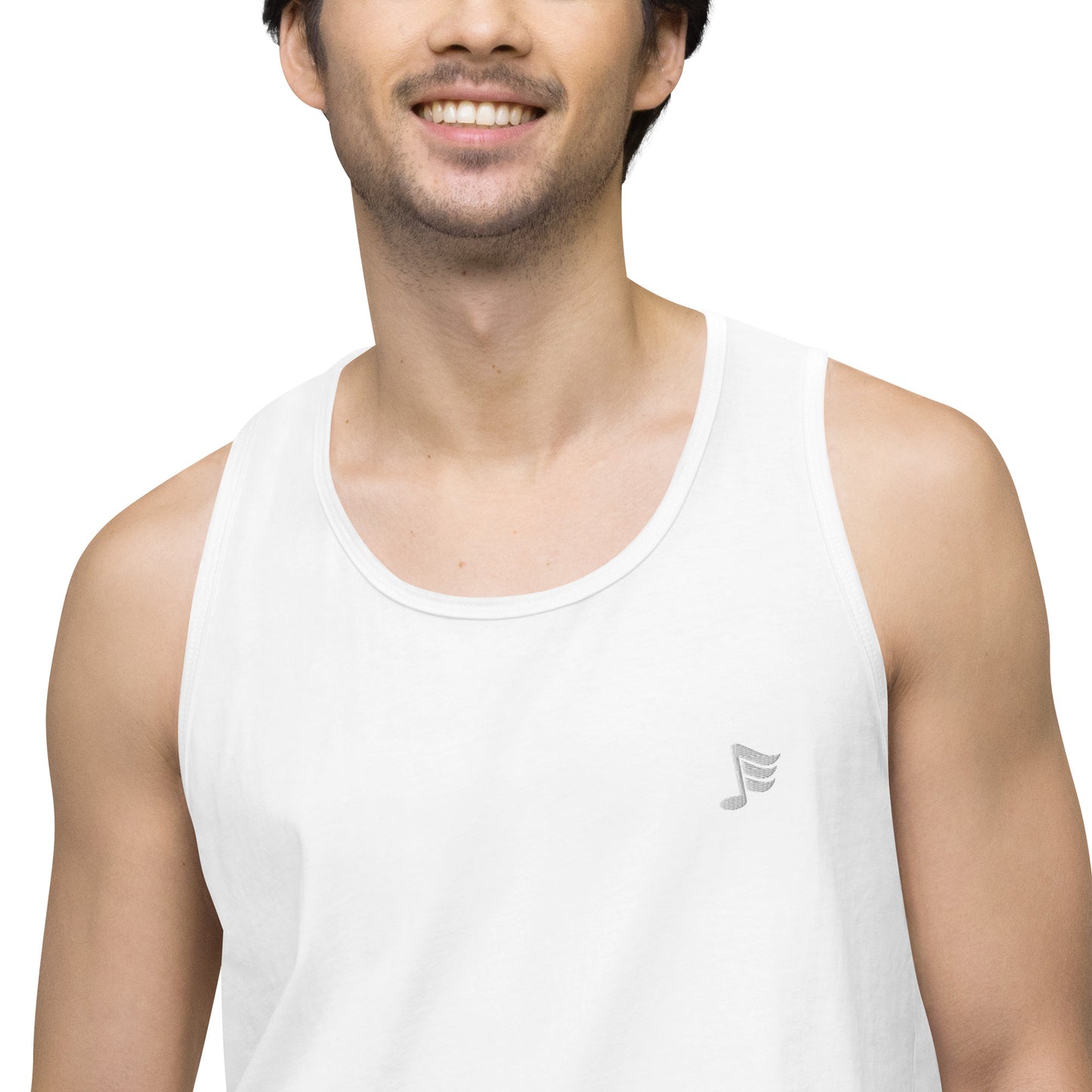 JE logo premium tank top