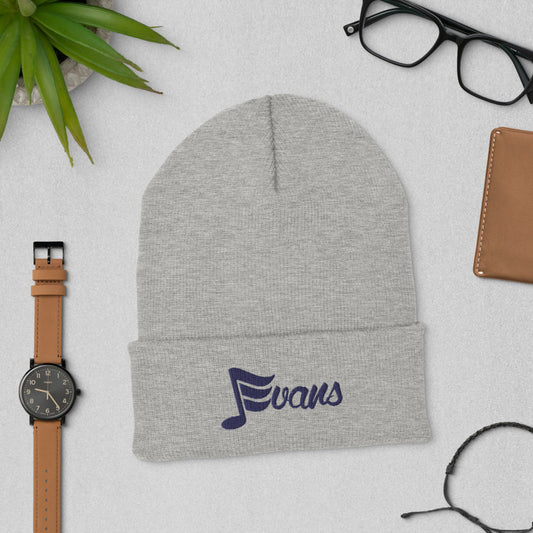JEvans logo Cuffed Beanie