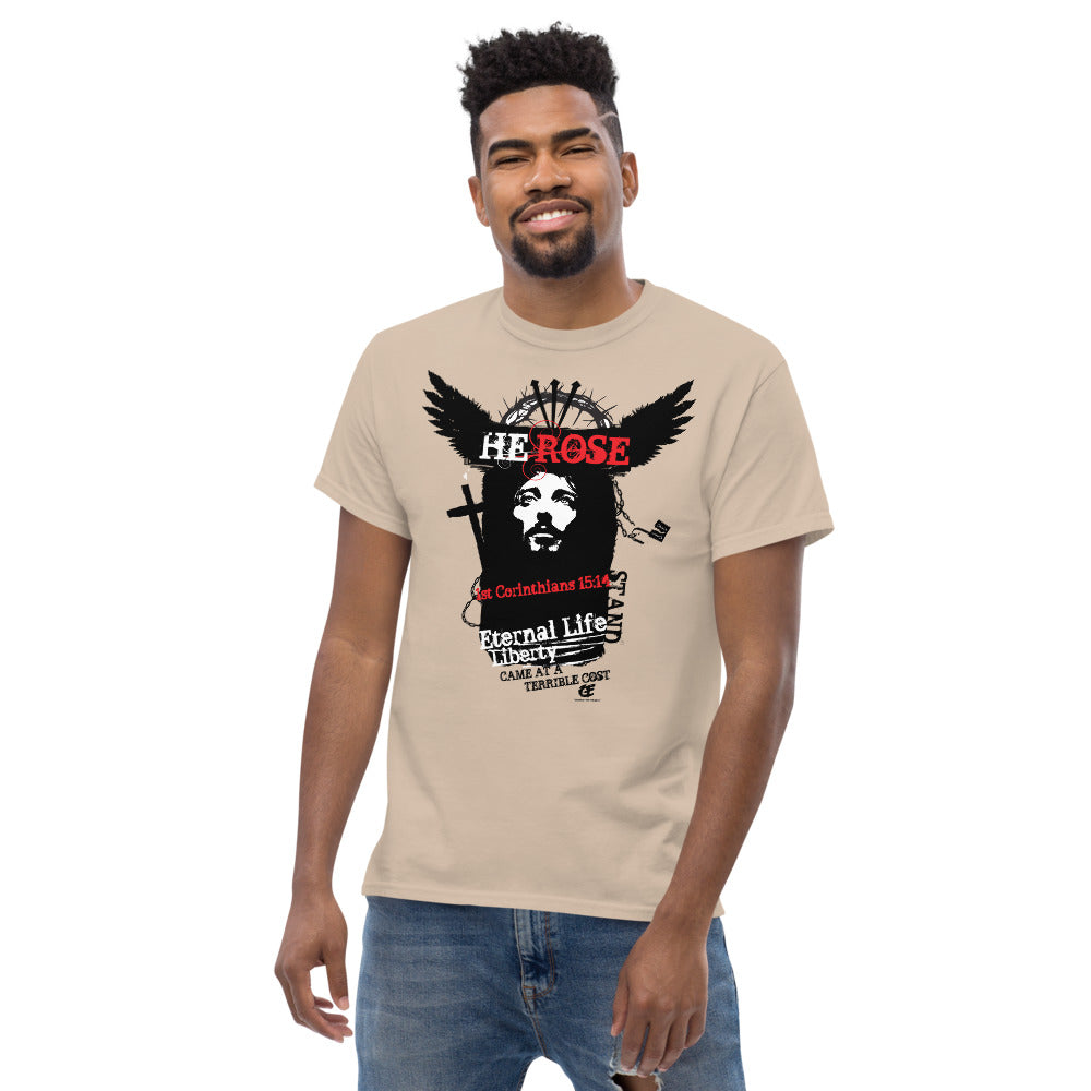 Chosen Elect He Rose wing t-shirt