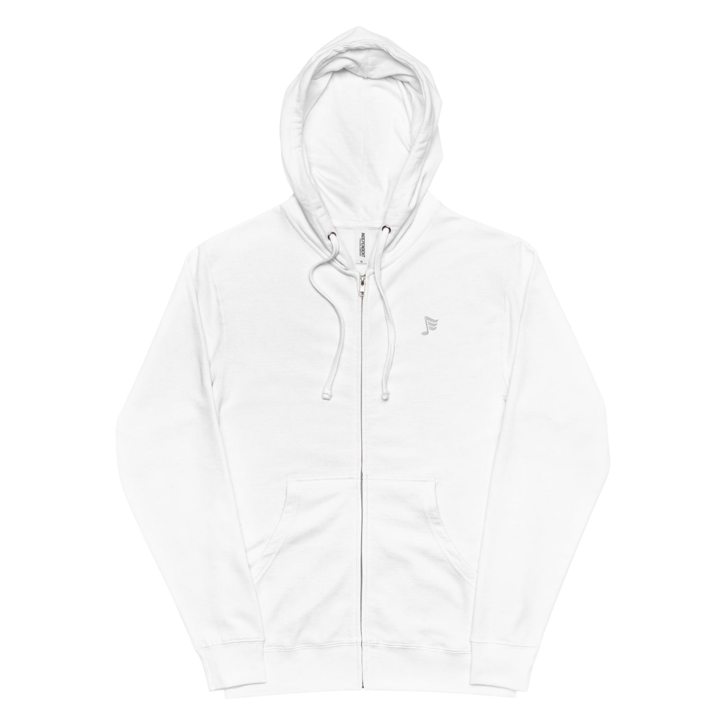 JE logo zip up hoodie